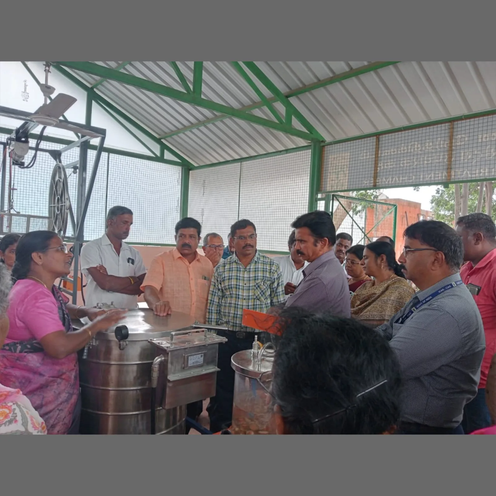 Demonstration of Sugarcane Bud Treatment Device at Sugarcane Breeding Institute, Coimbatore